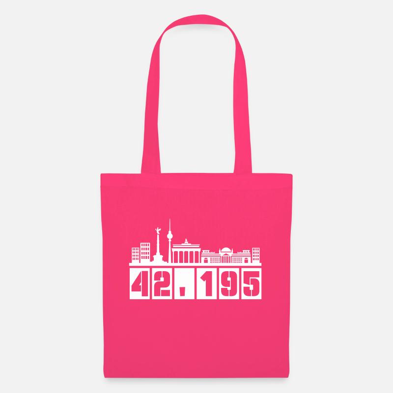 berlin skyline marathon 1 - Stoffbeutel - Azalea