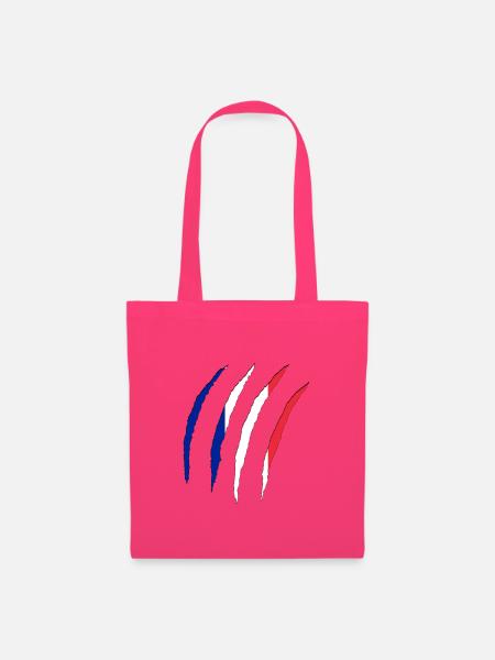Französische Flagge,  Frankreich  - Stoffbeutel - Azalea