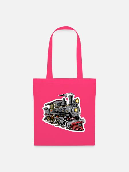 Dampflokomotive Grafik - Stoffbeutel - Azalea