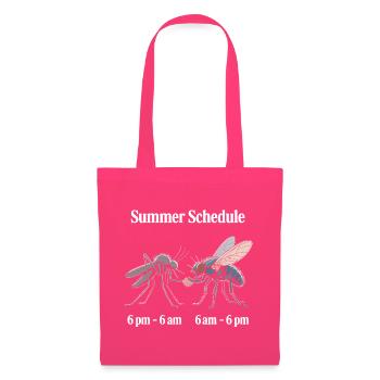 Mücke Fliege Summer Schedule Mückenstich Mücken - Stoffbeutel - Azalea - Vorne
