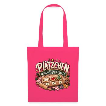 Plätzchen  Lustiges Weihnachtsdesign - Stoffbeutel - Azalea - Vorne