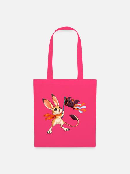 Hase mit Drachenbanner - Stoffbeutel - Azalea