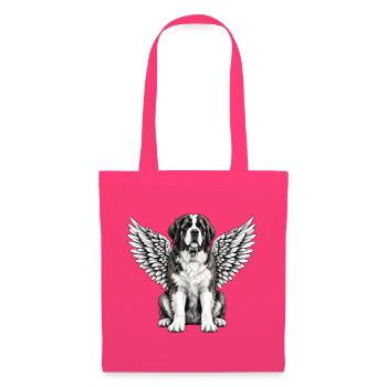 Berner Sennenhund Engel Abschied Flügel - Stoffbeutel - Azalea - Vorne