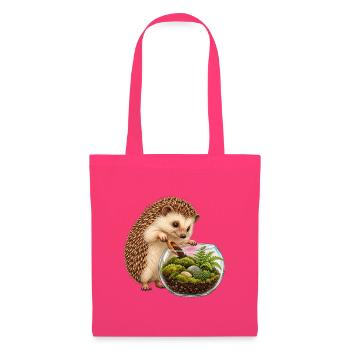 Igel baut ein Moos-Terrarium - Stoffbeutel - Azalea - Vorne