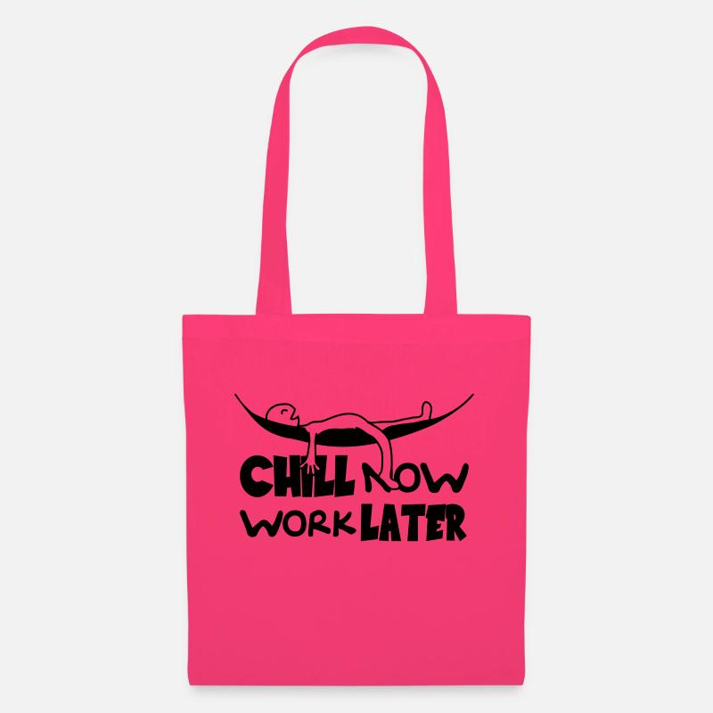 Chill now work later hammock to sleep - Tote Bag - azalea