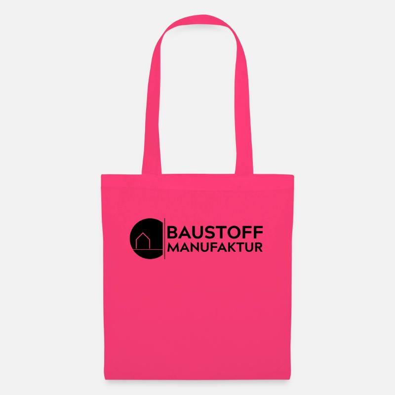 BaustoffmanufakturLogoShirtFront - Stoffbeutel - Azalea