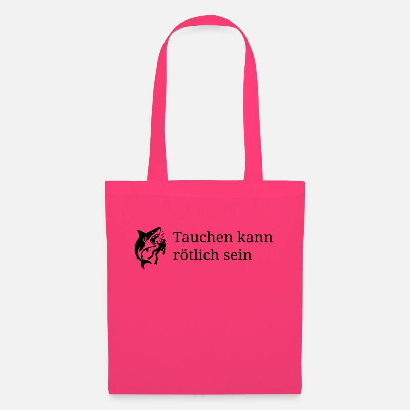 Tauchen kann rötlich sein - Stoffbeutel - Azalea