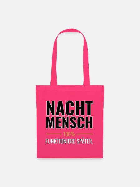 Nachtmensch – Funktioniere später - Stoffbeutel - Azalea