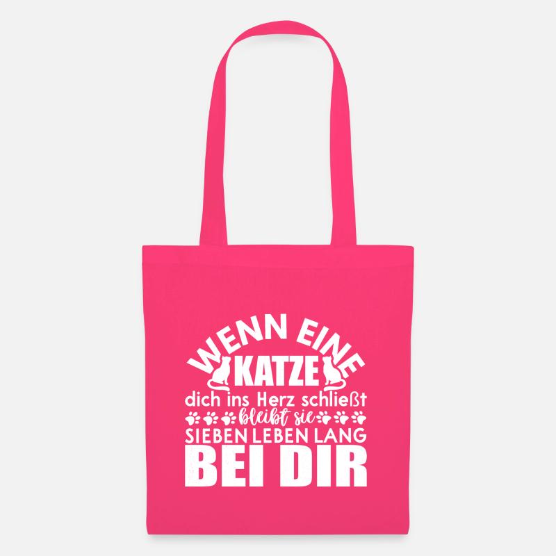 Katzen - Shirt Tierfans Katzenfreunde - Geschenk - Stoffbeutel - Azalea
