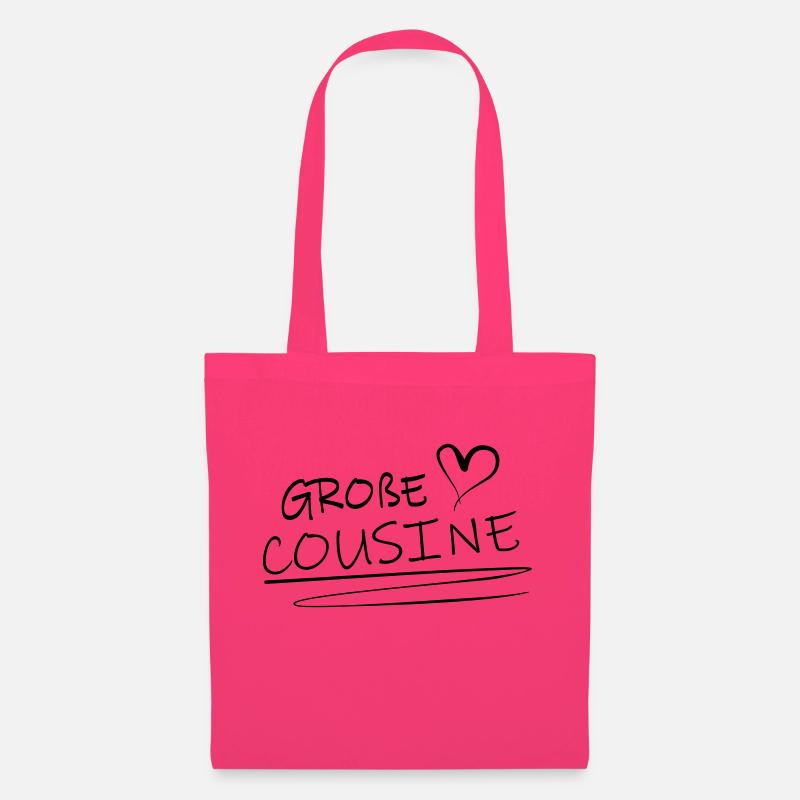Große Cousine - Stoffbeutel - Azalea
