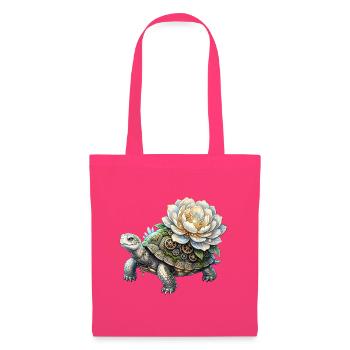 Blume im Mondlicht – Die keltische Schildkröten-Encant - Stoffbeutel - Azalea - Vorne
