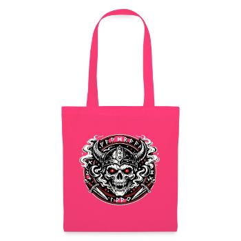Vikingenschädel Feuerkreis - Stoffbeutel - Azalea - Vorne