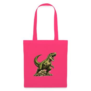 Tyrannosaurus Rex T-Rex Dinosaurier Urzeit Motiv - Stoffbeutel - Azalea - Vorne