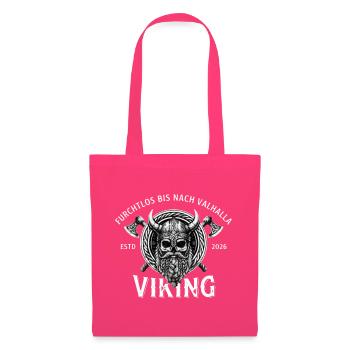 Furchtlos bis Valhalla Viking - Stoffbeutel - Azalea - Vorne