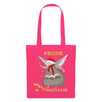Frohe Weihnachten - Stoffbeutel - Azalea - Vorne