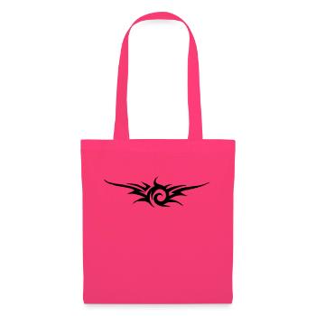 tribal tattoo - Sac en tissu - rose azalée - Devant