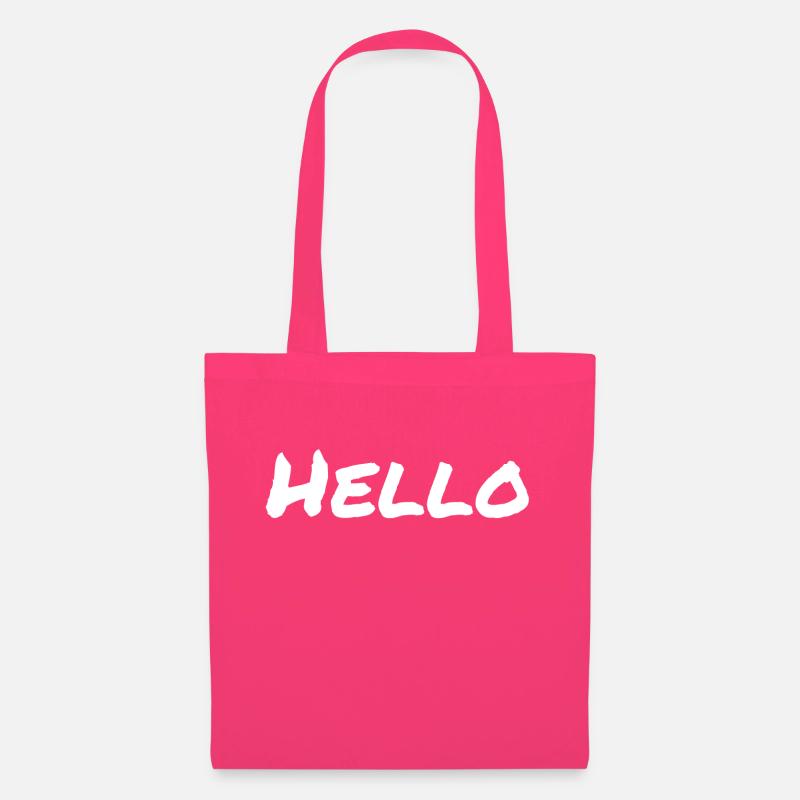 Hello - Stoffbeutel - Azalea