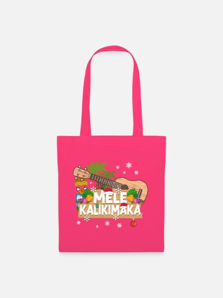 Hawaiian Ukulele Uke Christmas - Stoffbeutel - Azalea