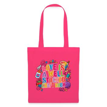 Crafty Mom Crafting Mama Life Einzigartige Schöpferkunst - Stoffbeutel - Azalea - Vorne