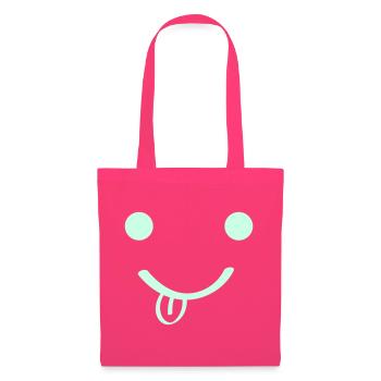 Smileface - Stoffbeutel - Azalea - Vorne