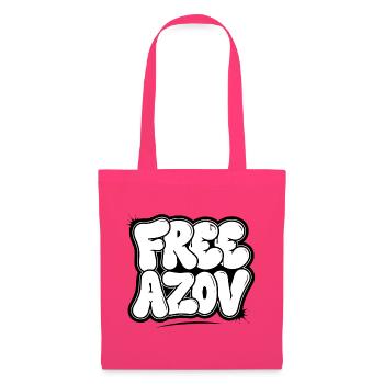 Free Azov – Blasen-Graffiti - Stoffbeutel - Azalea - Vorne