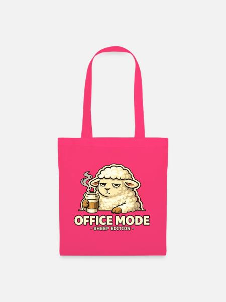 Office Mode Schaf-Edition - Stoffbeutel - Azalea