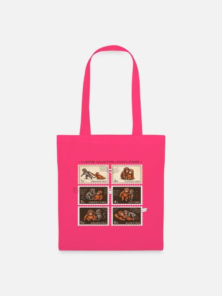 Stamps Baby Monkey Punch - Stoffbeutel - Azalea
