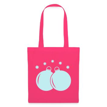 Pastellkugeln Weihnachtsornament - Stoffbeutel - Azalea - Vorne
