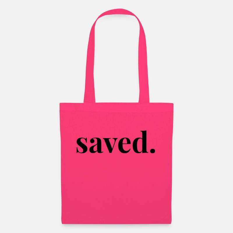 Saved Christlich Jesus Christus Geschenk - Stoffbeutel - Azalea