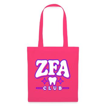ZFA Club – Zahnmedizin mit Herz und Style - Stoffbeutel - Azalea - Vorne