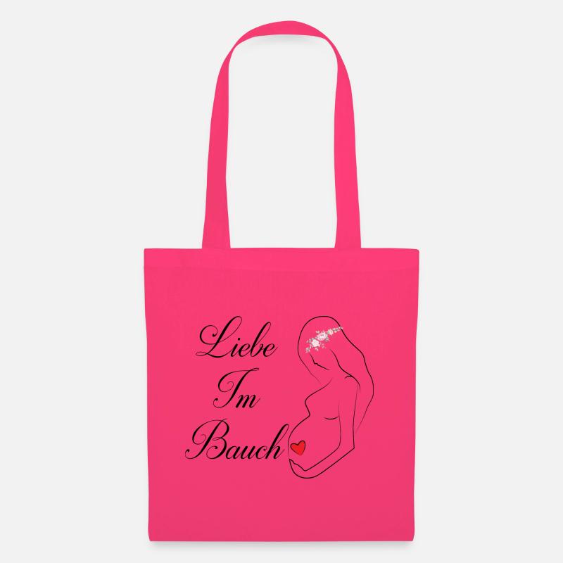 Schwangerschaft werdende Mutter Babybauch Geschenk - Stoffbeutel - Azalea
