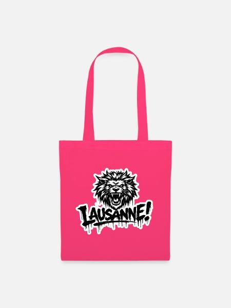Lausanne Lion - Stoffbeutel - Azalea