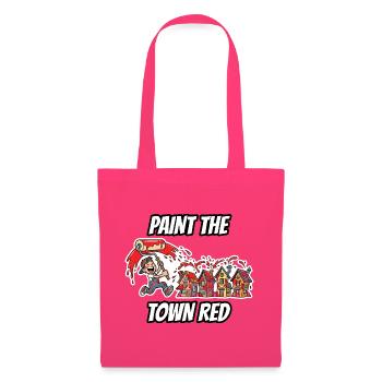 Paint the Town Red – Lustige, wörtliche Idiom-Zeichentrickserie - Stoffbeutel - Azalea - Vorne