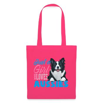 Australian Shepherd - Mein treuer Aussie - Stoffbeutel - Azalea - Vorne