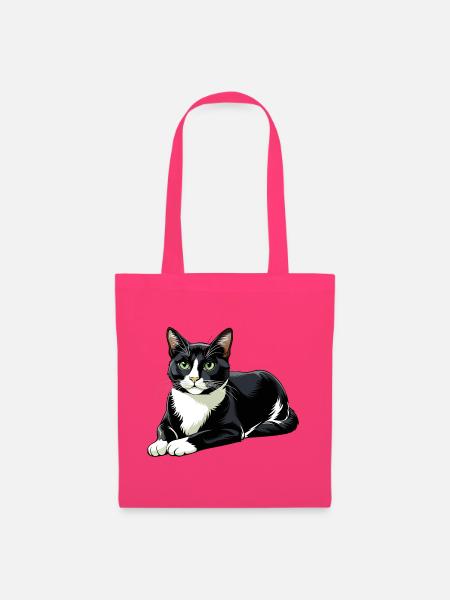 Tuxedo-Katzen-Legen - Stoffbeutel - Azalea