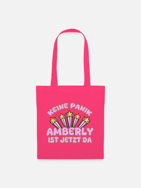 Amberly als Frauenname - Stoffbeutel - Azalea