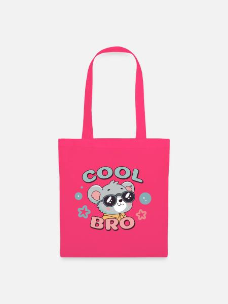 Koala Cool Bro Brille - Stoffbeutel - Azalea