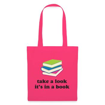 Take A Look, It's in a Book - Tote Bag - azalea - Front