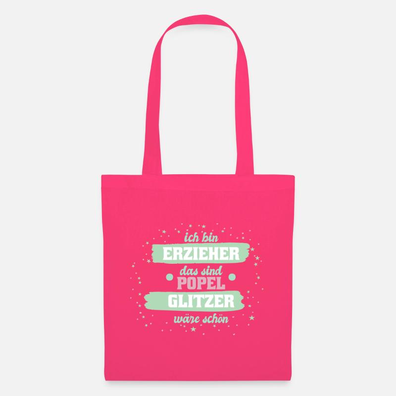 Bin Erzieher das ist kein Glitzer das sind Popel - Stoffbeutel - Azalea