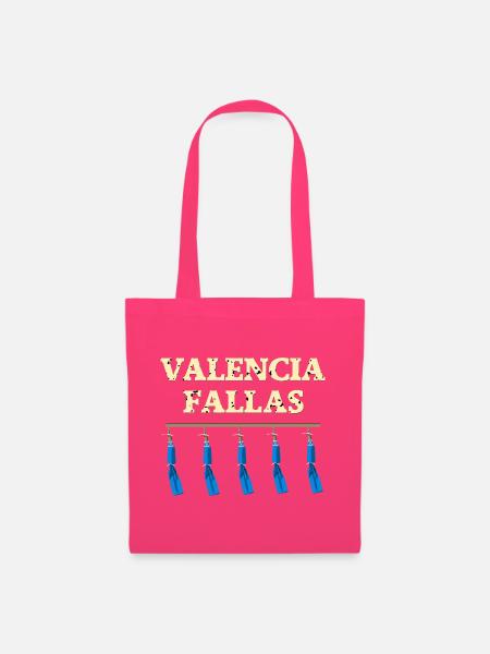 Valencia Fallas Traca - Stoffbeutel - Azalea