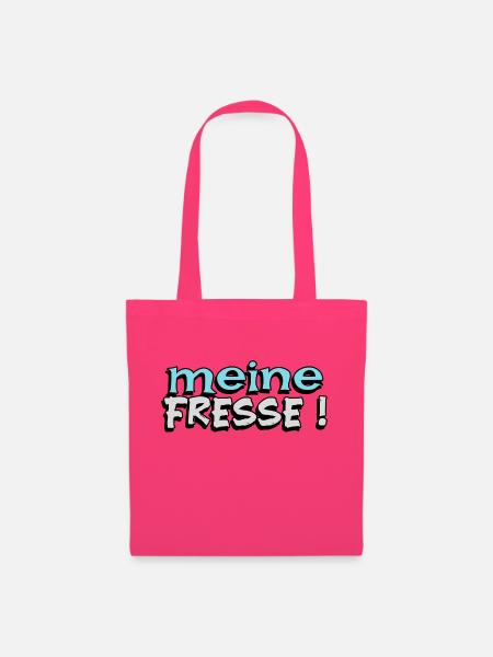 lustige Worte meine Fresse - Stoffbeutel - Azalea
