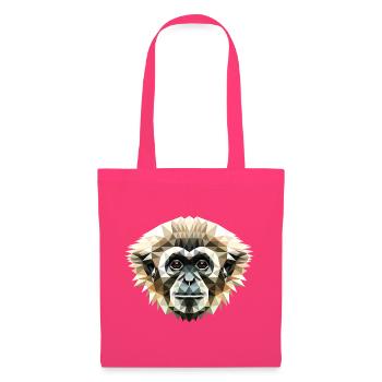 Gibbon Affe Weißhandgibbon Monkey Süße Lar Gibbons - Stoffbeutel - Azalea - Vorne