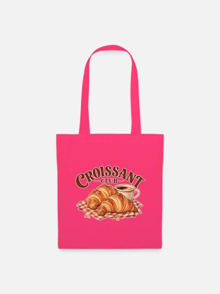 Croissant Club - Stoffbeutel - Azalea