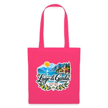 Lago di Garda Souvenir - Stoffbeutel - Azalea - Vorne
