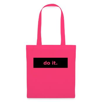 fais le - Sac en tissu - rose azalée - Devant