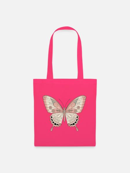 Boho Schmetterling - Stoffbeutel - Azalea