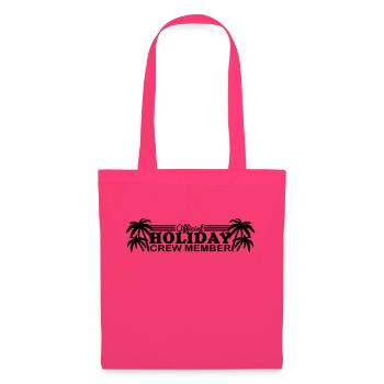 holiday_crew_member_f1 - Sac en tissu - rose azalée - Devant
