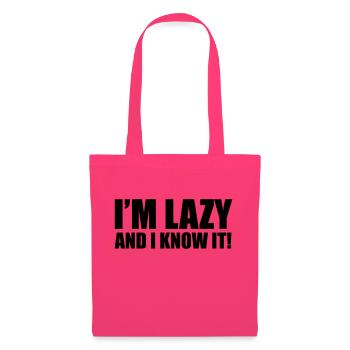 Lazy - Tote Bag - azalea - Front