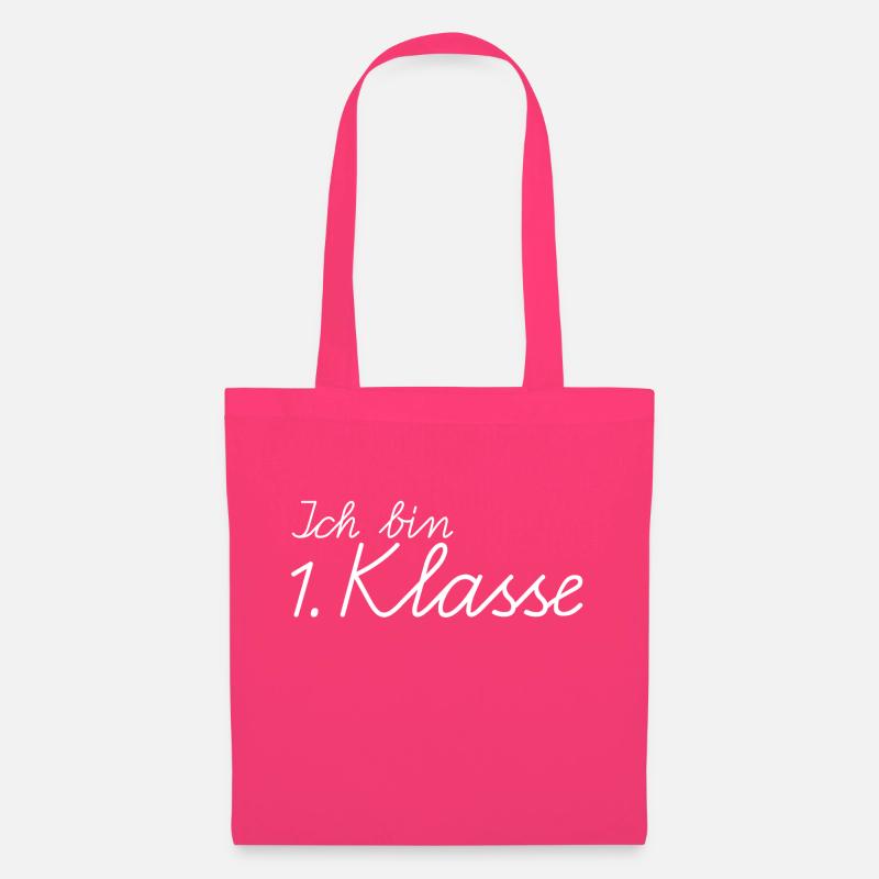 Einschulung Ich Bin 1. Klasse Schreibschrift - Stoffbeutel - Azalea
