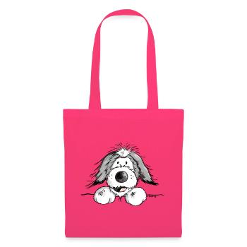 Happy Bearded Collie - Tote Bag - azalea - Front